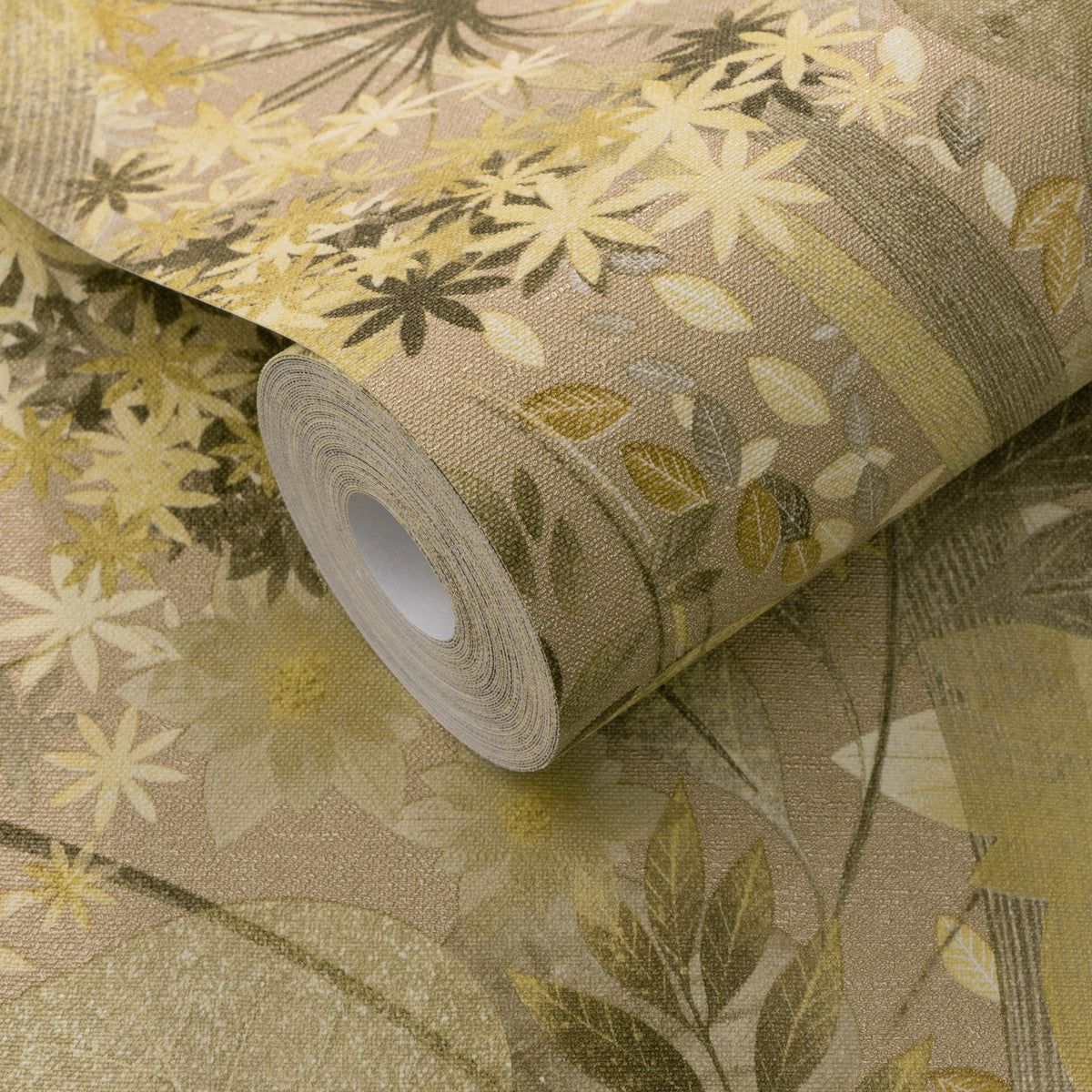 Veer Decor Secret Grove Yellow Wallpaper 8415-VRSG-AB2
