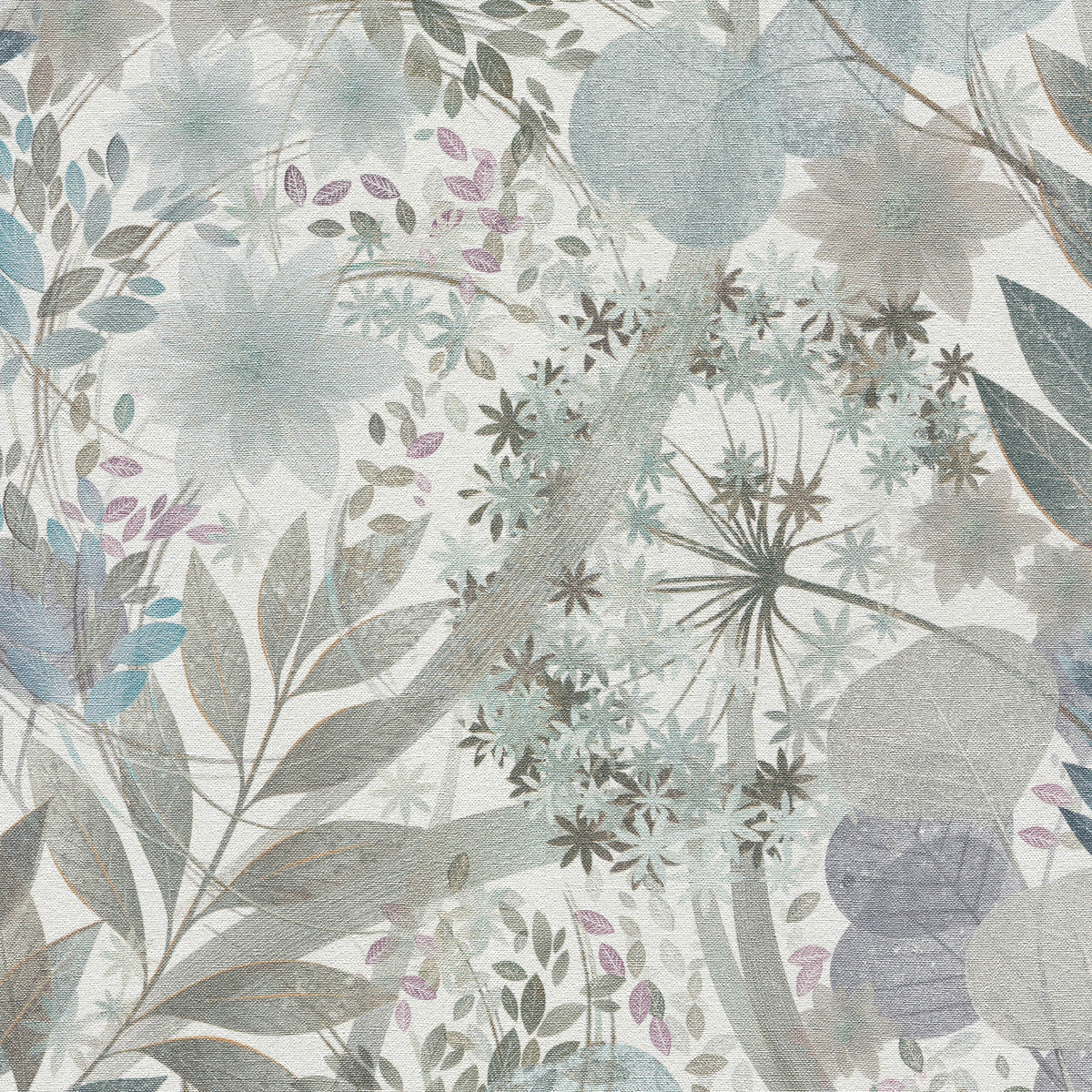 Veer Decor Secret Grove Blue Wallpaper 8415-VRSG-AB3
