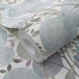Veer Decor Secret Grove Blue Wallpaper 8415-VRSG-AB3