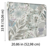Veer Decor Secret Grove Blue Wallpaper 8415-VRSG-AB3