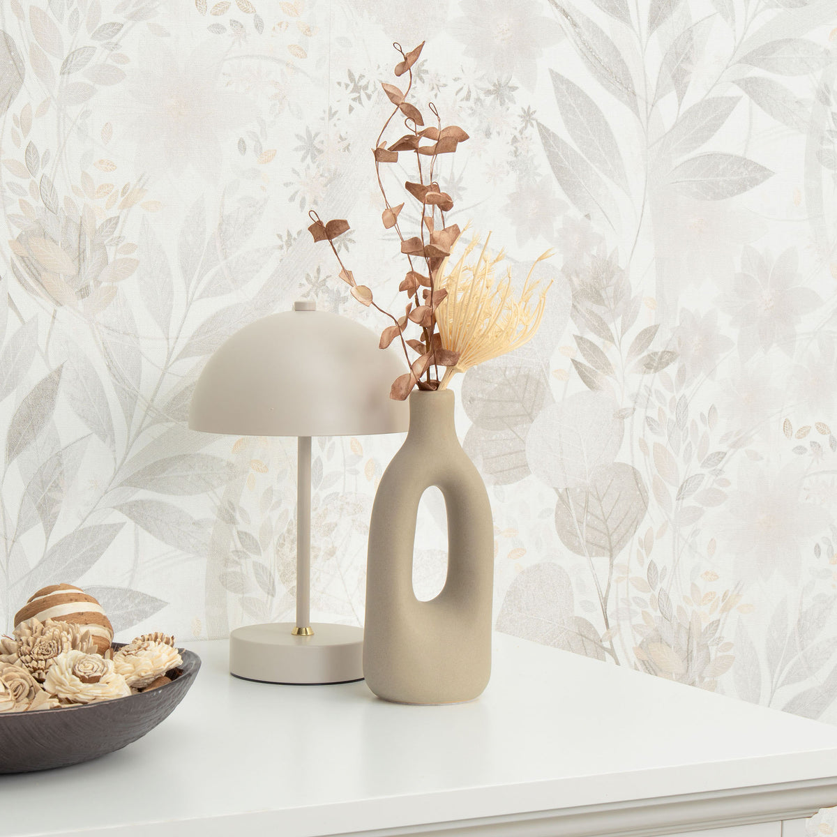 Veer Decor Secret Grove Gray Wallpaper 8415-VRSG-AB4