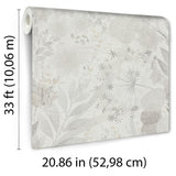 Veer Decor Secret Grove Gray Wallpaper 8415-VRSG-AB4