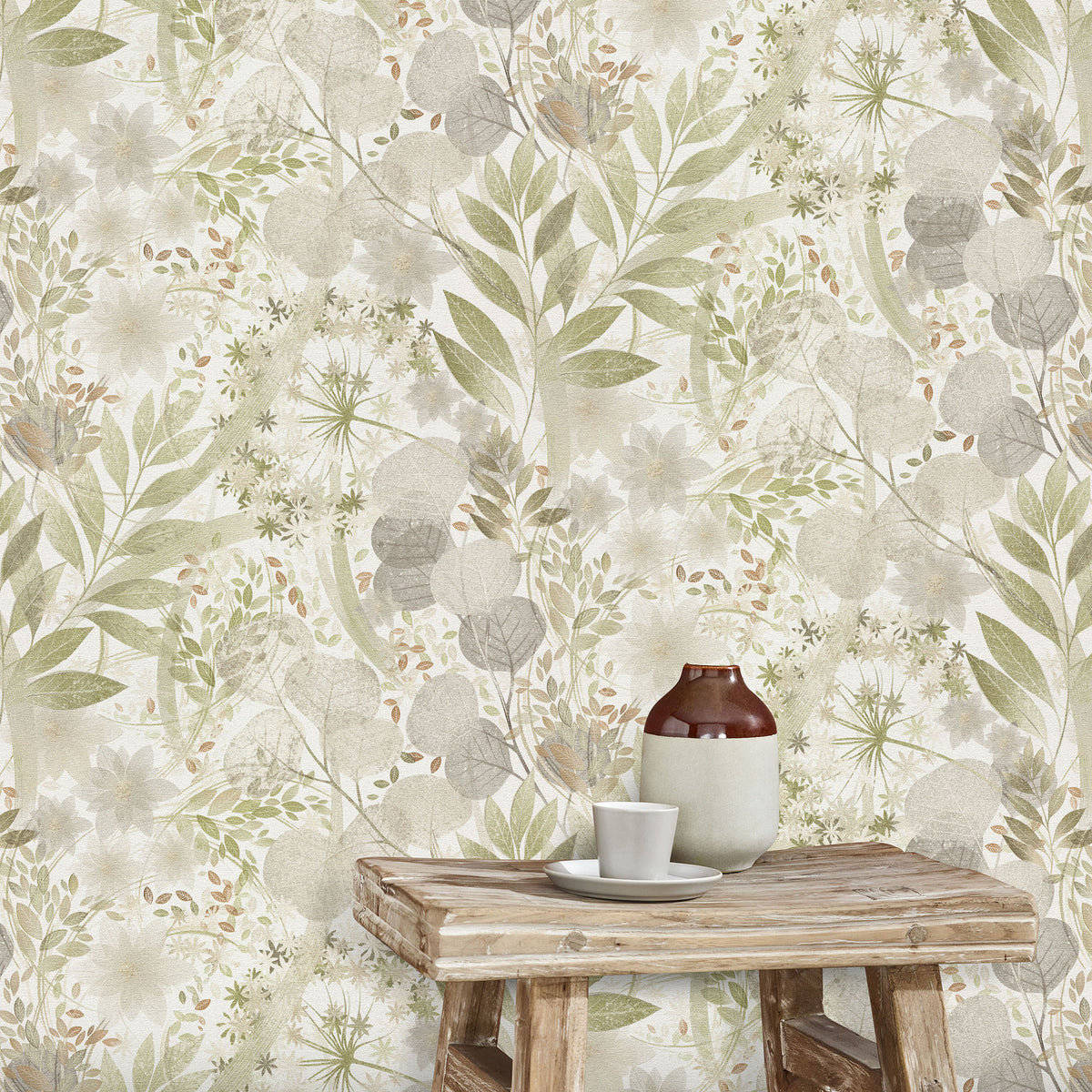 Veer Decor Secret Grove Green Wallpaper 8415-VRSG-AB5