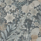 Veer Decor Secret Grove Navy Wallpaper 8415-VRSG-AB6