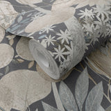 Veer Decor Secret Grove Navy Wallpaper 8415-VRSG-AB6