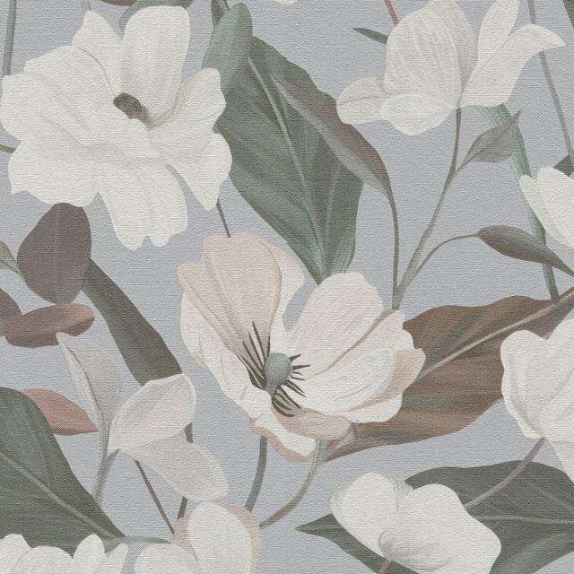 Veer Decor Fairy Blossom Grey Wallpaper 8415-VRSG-AC4