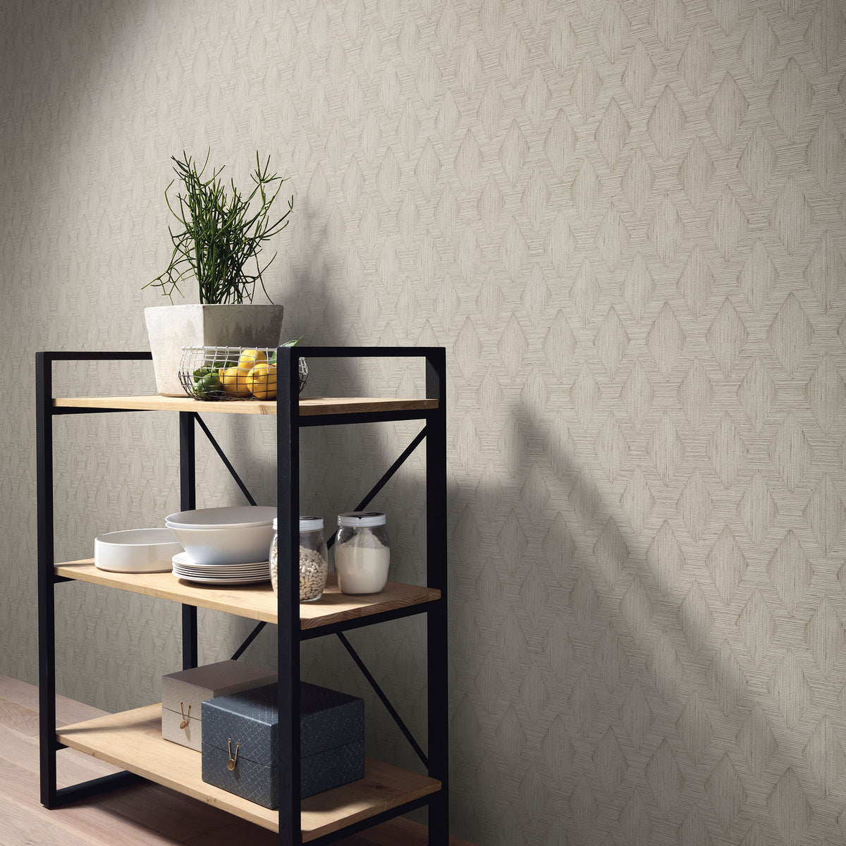Veer Decor Hidden Harmony Beige Wallpaper 8415-VRSG-AD1