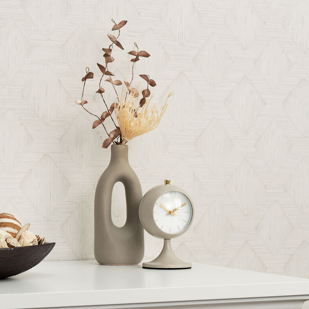 Veer Decor Hidden Harmony Grey Wallpaper 8415-VRSG-AD3