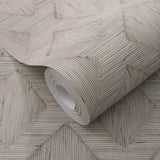 Veer Decor Hidden Harmony Taupe Wallpaper 8415-VRSG-AD5