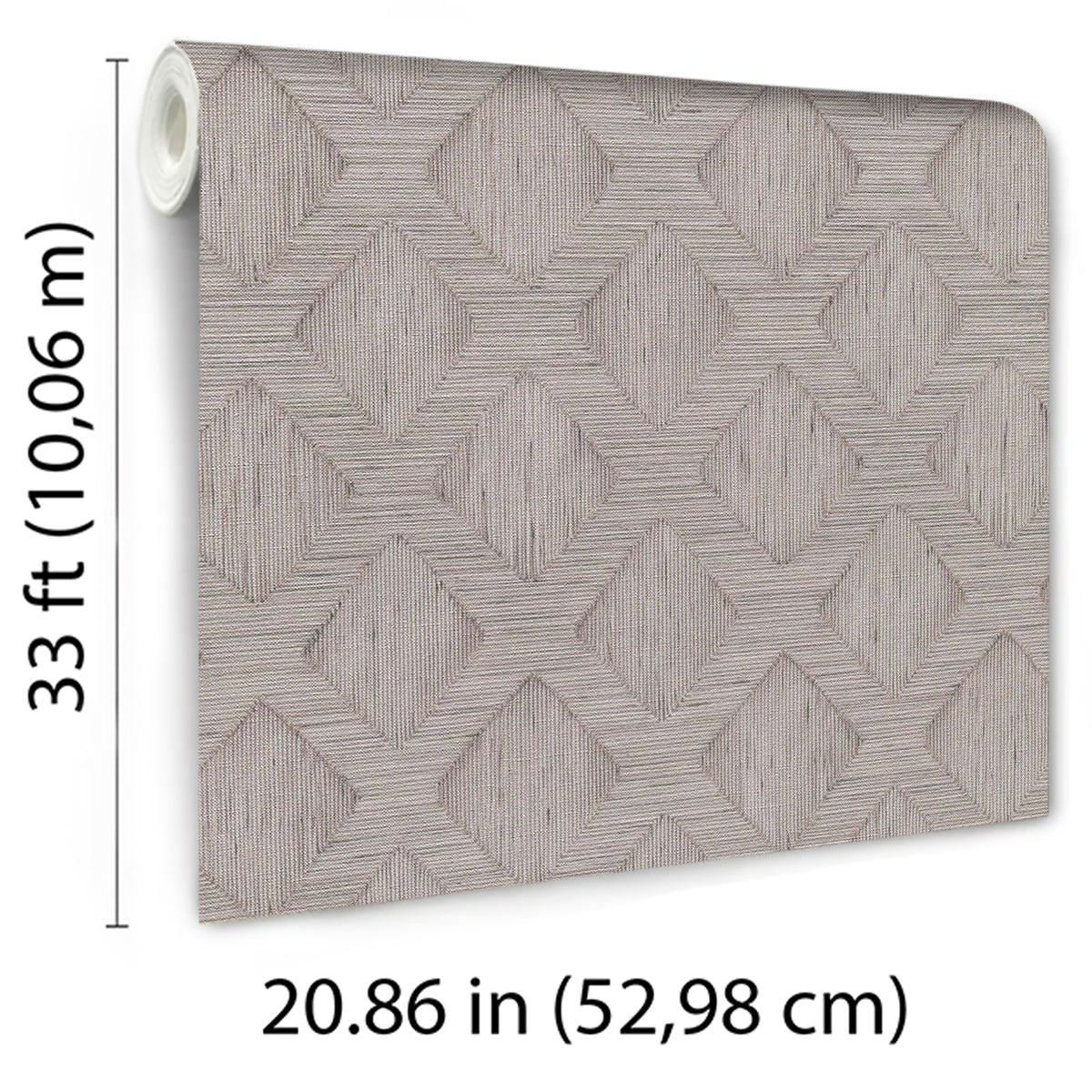 Veer Decor Hidden Harmony Taupe Wallpaper 8415-VRSG-AD5