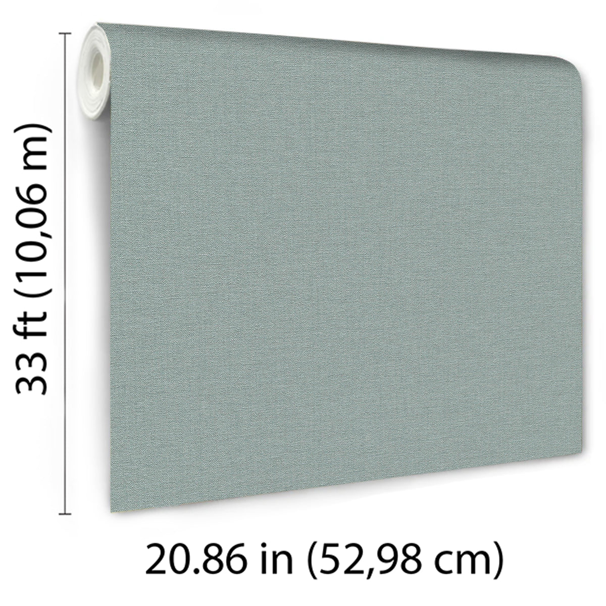Veer Decor Linen Serenity Teal Wallpaper 8415-VRSG-AE10