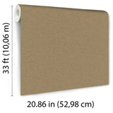 Veer Decor Linen Serenity Yellow Wallpaper 8415-VRSG-AE11