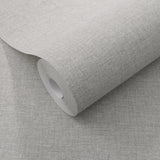 Veer Decor Linen Serenity Light Grey Wallpaper 8415-VRSG-AE1