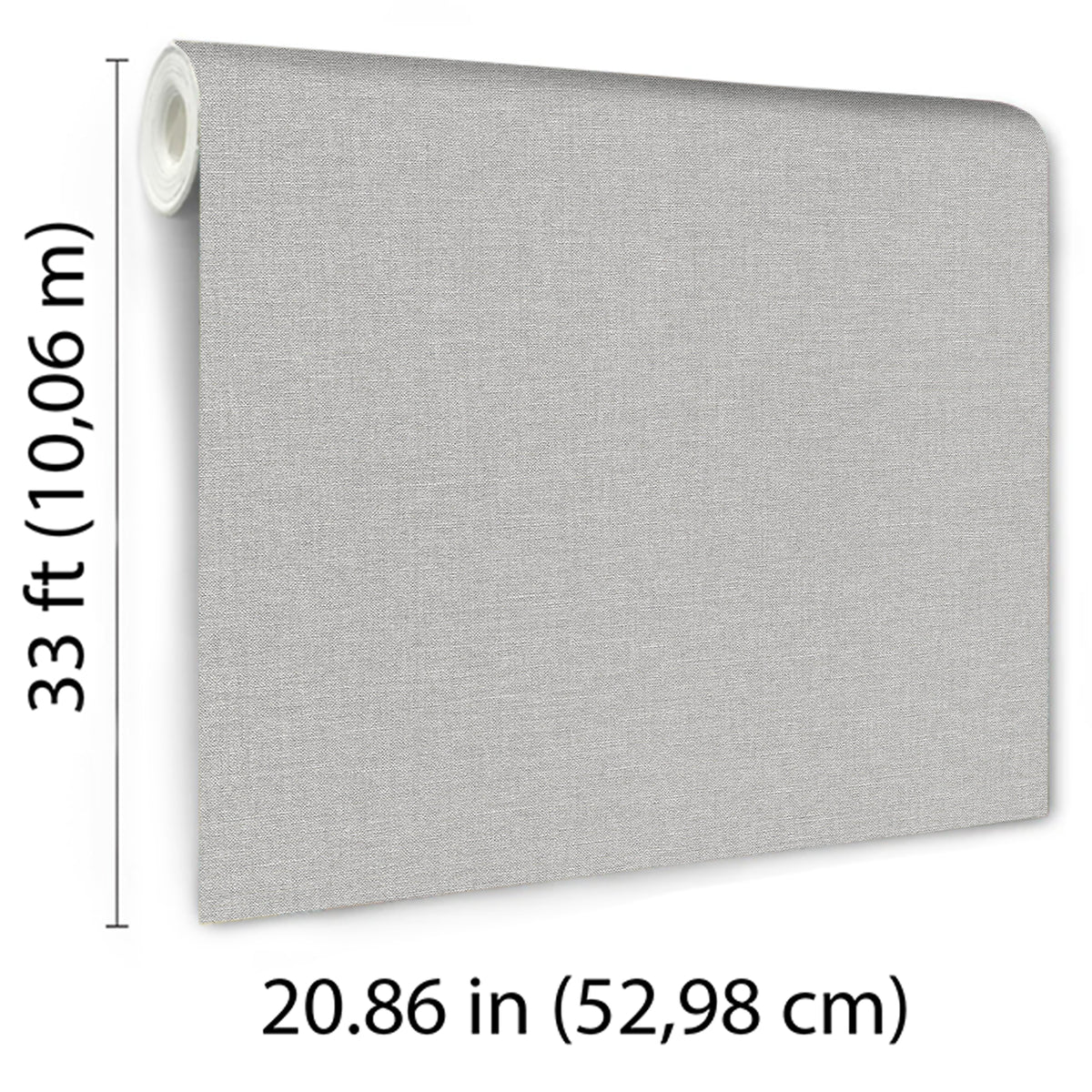 Veer Decor Linen Serenity Light Grey Wallpaper 8415-VRSG-AE1