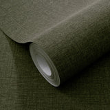 Veer Decor Linen Serenity Green Wallpaper 8415-VRSG-AE14
