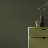 Veer Decor Linen Serenity Green Wallpaper 8415-VRSG-AE14