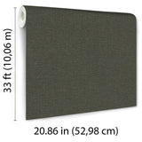 Veer Decor Linen Serenity Green Wallpaper 8415-VRSG-AE14