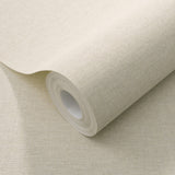 Veer Decor Linen Serenity Off-White Wallpaper 8415-VRSG-AE16