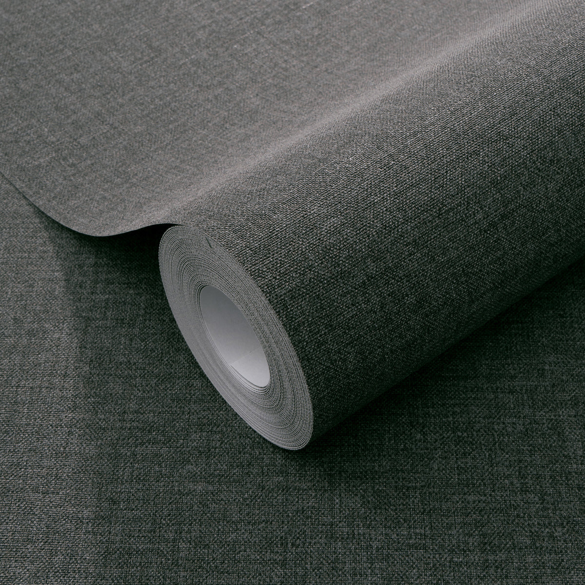 Veer Decor Linen Serenity Black Wallpaper 8415-VRSG-AE18