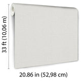 Veer Decor Linen Serenity White Wallpaper 8415-VRSG-AE1
