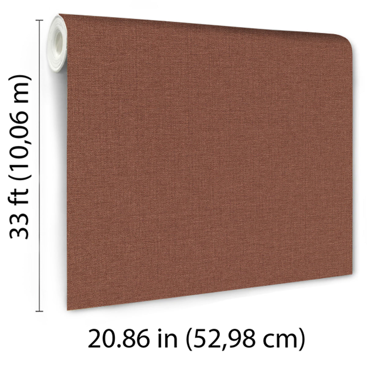 Veer Decor Linen Serenity Red Wallpaper 8415-VRSG-AE4