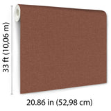 Veer Decor Linen Serenity Red Wallpaper 8415-VRSG-AE4