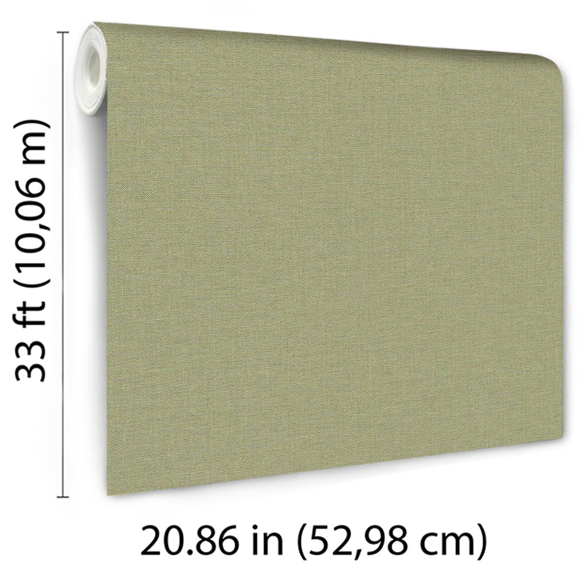Veer Decor Linen Serenity Sage Wallpaper 8415-VRSG-AE5
