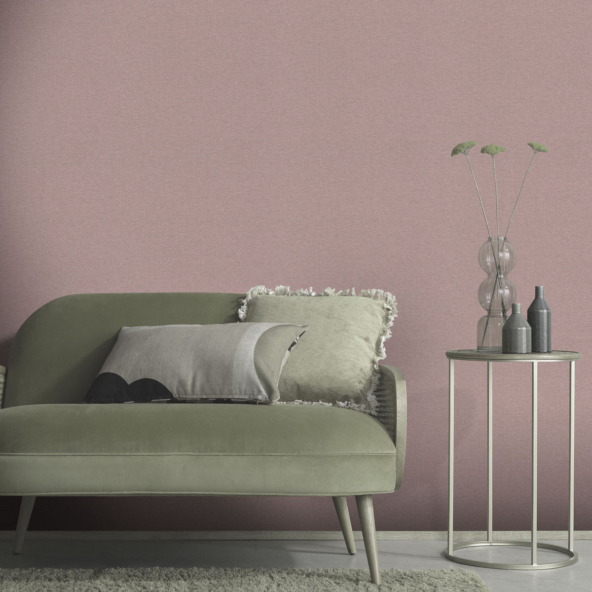 Veer Decor Linen Serenity Purple Wallpaper 8415-VRSG-AE6