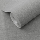 Veer Decor Linen Serenity Grey Wallpaper 8415-VRSG-AE7