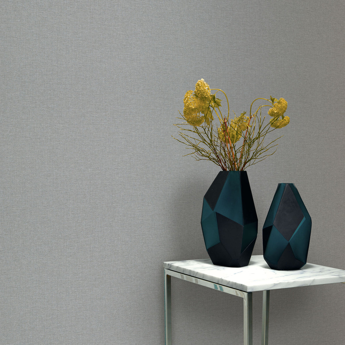 Veer Decor Linen Serenity Grey Wallpaper 8415-VRSG-AE7