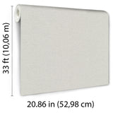 Veer Decor Linen Serenity Cream Wallpaper 8415-VRSG-AE9