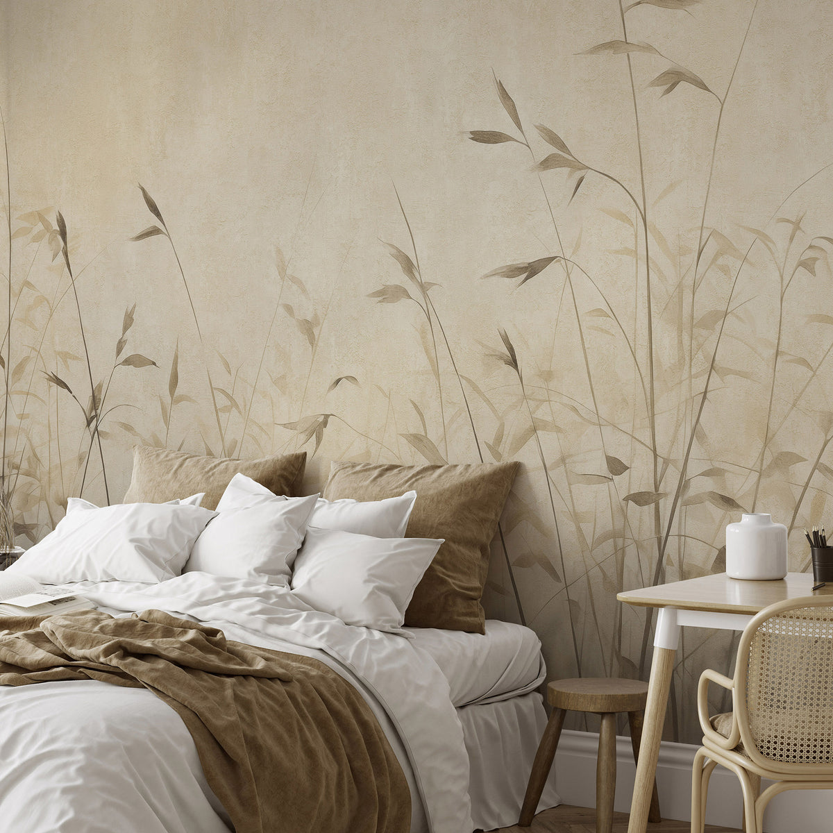 Veer Decor Hint of Autumn Beige Wall Mural 8416-VRZM-AA-1