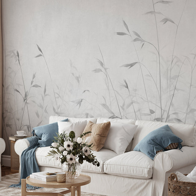 Veer Decor Hint of Autumn Grey Wall Mural 8416-VRZM-AA-2
