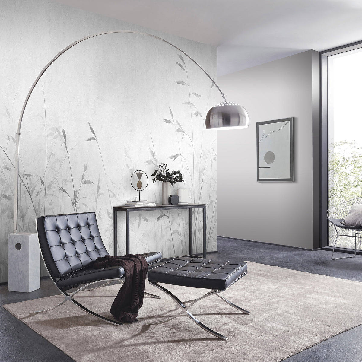 Veer Decor Hint of Autumn Grey Wall Mural 8416-VRZM-AA-2