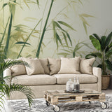 Veer Decor Bamboo Breeze Green Wall Mural 8416-VRZM-AB-2