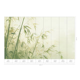 Veer Decor Bamboo Breeze Green Wall Mural 8416-VRZM-AB-2