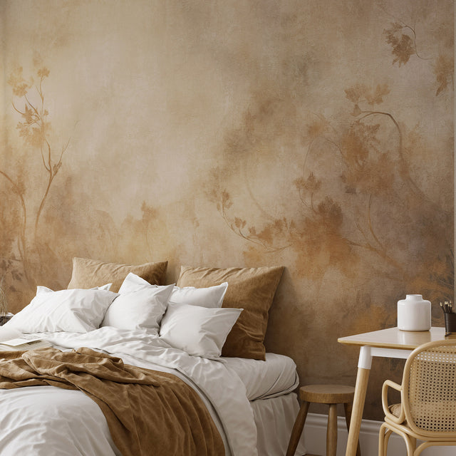 Veer Decor Golden Ember Orange Wall Mural 8416-VRZM-AD-2