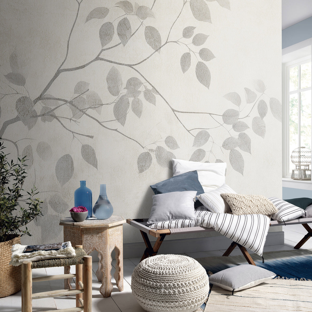 Veer Decor Quiet Place Grey Wall Mural 8416-VRZM-AE-1