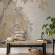 Veer Decor Afterglow Leaves Silver Wall Mural 8416-VRZM-AF-1