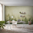 Veer Decor Silent Woods Green Wall Mural 8416-VRZM-AH-2