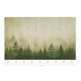 Veer Decor Silent Woods Green Wall Mural 8416-VRZM-AH-2