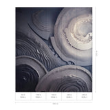Veer Decor Wheels of Time Silver Wall Mural 8416-VRZM-AJ