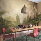 Veer Decor Tropical Haze Green Wall Mural 8416-VRZM-AK-1