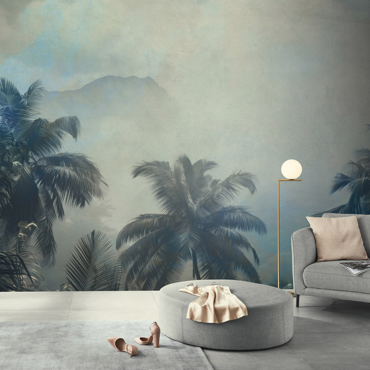 Veer Decor Coco Island Blue Wall Mural 8416-VRZM-AL-3