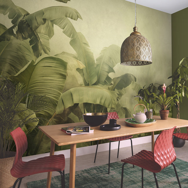 Veer Decor Jungle Veil Green Wall Mural 8416-VRZM-AM-1