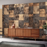 Veer Decor Canopy Mosaic Gold Wall Mural 8416-VRZM-AN