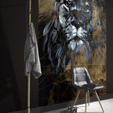 Veer Decor Roar Wallpaper Gold Wall Mural 8416-VRZM-AO