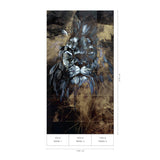 Veer Decor Roar Wallpaper Gold Wall Mural 8416-VRZM-AO
