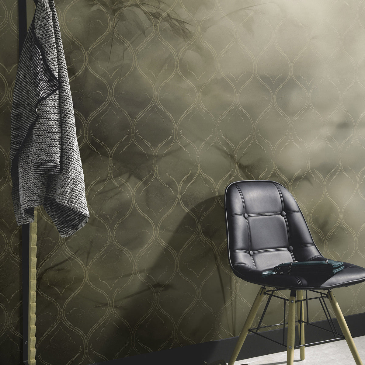 Veer Decor Mystic Garden Grey Wall Mural 8416-VRZM-AS-2