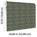 Veer Decor Ornament Green Wallpaper 8421-ANT-AD2